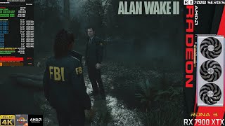 ALAN WAKE 2 High Settings FSR 4K | 7900 XTX | R9 7950X3D @Bang4BuckPCGamer