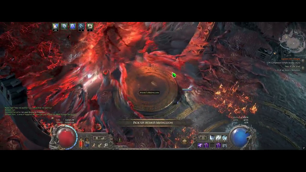 [Path of Exile 2] 'Female monk' First time facing Atziri with this build