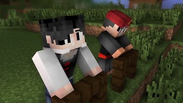 Intro Template {Mine Imator} {{open}} for you and brother you :) (two skin)