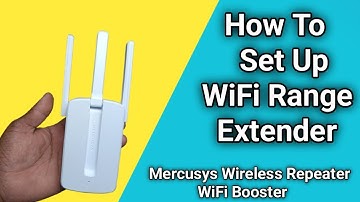 How To Set Up WiFi Range Extender |  Mercusys Wireless Repeater | Ghar ke wifi ka range badhaye
