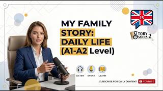 Story Series 2/ My Family Story: Daily Life / (Level A1-A2) #easyenglish #englishforbeginners #story