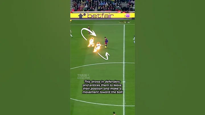 How Messi Creates Space Using La Pausa ⚽️⏸