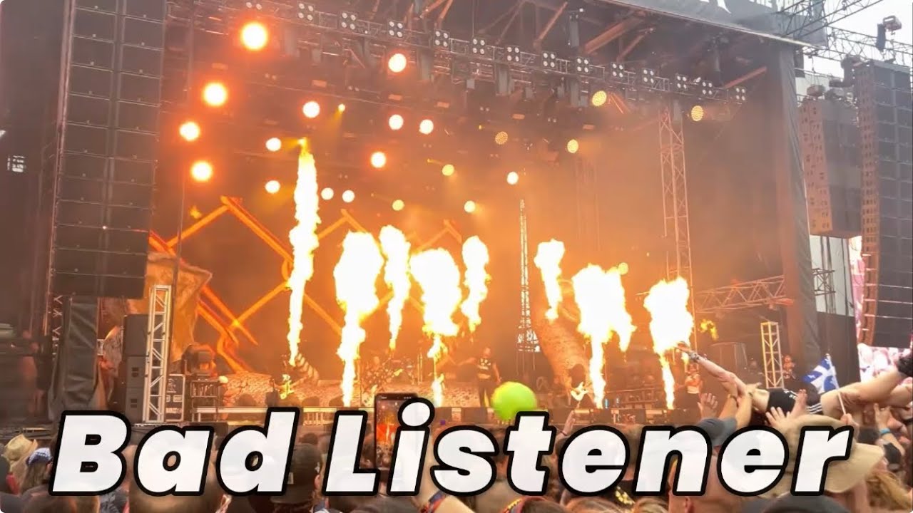 Bad Listener Beartooth Bad Listener Beartooth LIVE Inkcarceration 2025 - YouTube