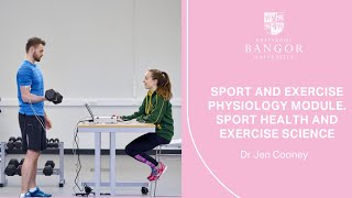 Dr Jen Cooney - Sport and Exercise Physiology Module. Sport Health and Exercise Science. image
