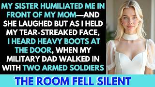 My Sister Humiliated Me, Mom Laughed—Then My Military Dad Stepped Into The Room With Two Armed Men