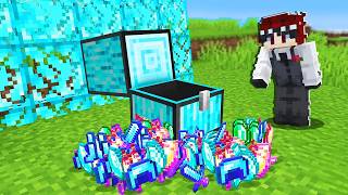 ماينكرافت لكن الأشجار صناديق سرية !🔥😱