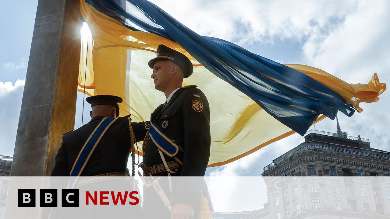 Russia says Ukraine launched drone attack on nuclear site as Kyiv marks independence day | BBC News