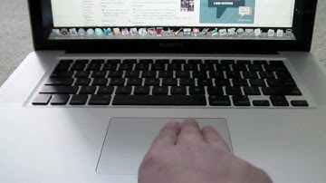 Multi-Touch Trackpad Gestures on unibody MB