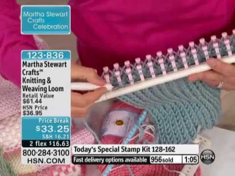 Introducing the Martha Stewart Crafts Knit and Weave Loom Kit