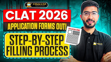 CLAT 2026 Application Forms Out I Step-By-Step Filling Process I Keshav Malpani