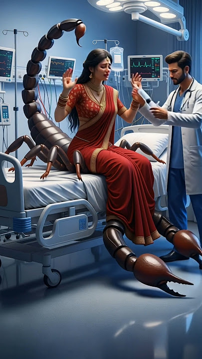 Girl Turns Into a Scorpion After Eating Pond Scorpions 😱 #ai #scorpion #aistorytelling #shorts
