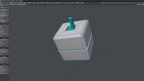 LightWave test - Modeler  Layout  Undo (Ø)