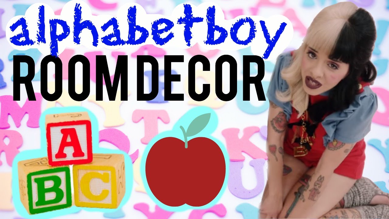 DIY Alphabet Boy Room Decor! Melanie MartinezInspired