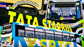 New TATA BS6 MARCOPOLO STARBUS ULTRA BUS MOD For Bussid💥New Bus Mod For Bussid #bussidmod