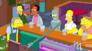 The Simpsons Meet Bender