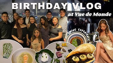 ✨ Insane Dining Experience ✨ at Vue de Monde | Birthday Vlog | 14-course meal