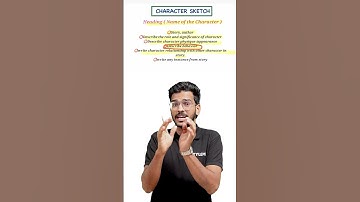 Character Sketch എങ്ങനെ എഴുതാം!