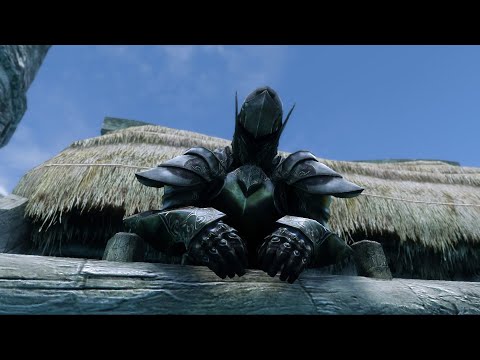 Ebony Warrior vs Arngeir | Skyrim