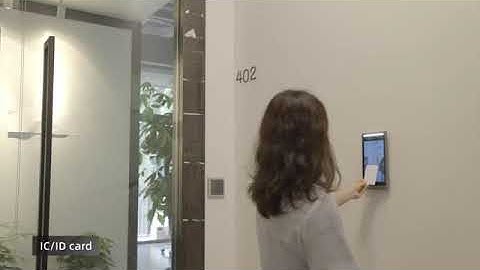 8" touch screen face recognition terminal for access control time attendance