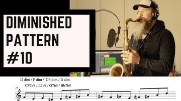 Diminished  Scale Pattern #10 (PDF sheet music)