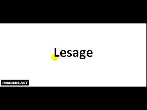 How To Pronounce French Last Name Lesage