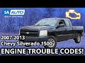 Top Check Engine Trouble Codes 2007-2013 Chevy Silverado 1500 Truck