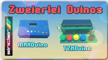 Two types of Duinos - MAXDuino and TZXDuino - Sinclair tape loaders