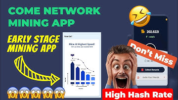 Comet Mining Vs Pi Mining App - EARLY MINING APP -  #core #pi #bondex #botc