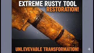 EXTREME RUSTY TOOL RESTORATION! 🤯 Unbelievable Transformation of Old Metal!