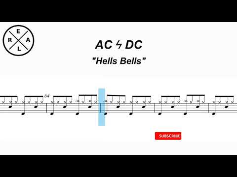 Hells Bells - AC ⚡ DC - Drum Score