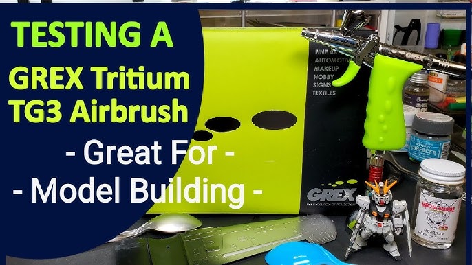 Grex GCK03 Airbrush Combo Kit with Tritium.TG3, AC1810-A Compressor + BONUS  660292120277