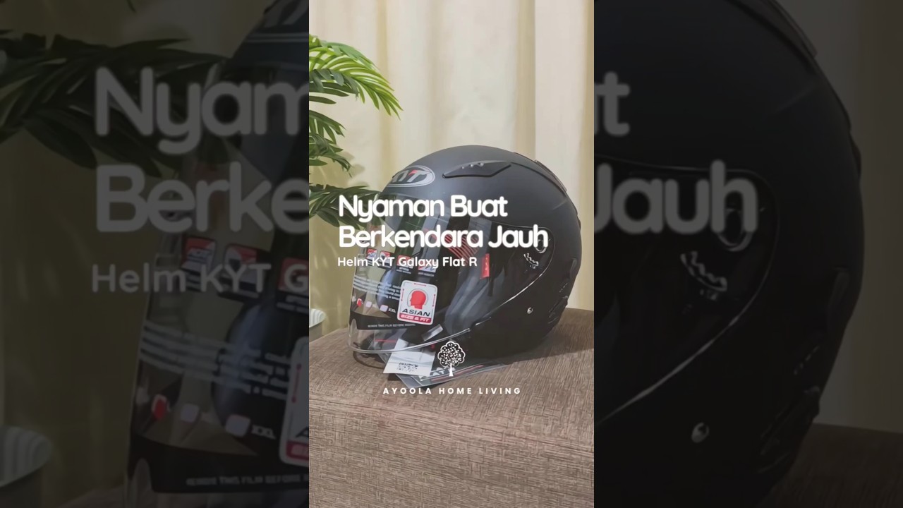 Helm KYT Galaxy Flat R 😍  