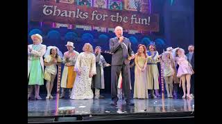 Eric Idle's Speech at Spamalot's Final Performance