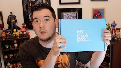 My Geek Box Unboxing - BONUS BOX