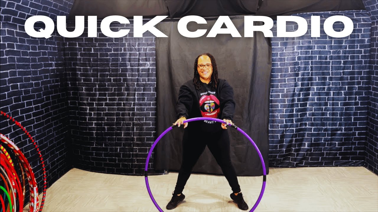 Quick Full Body Hoop Workout | Squats + Waist Hooping