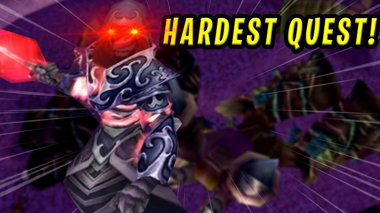 Soloing the IMPOSSIBLE quest! | TBC Beta Warrior