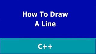 How to Draw a line in C++ along with outtextxy() finction | Turbo C++ |