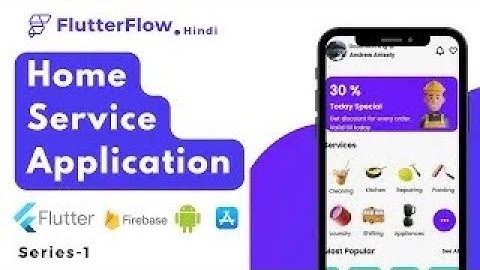 Home Service App Flutter Without Code FlutterFlow | FlutterFlow Tutorial