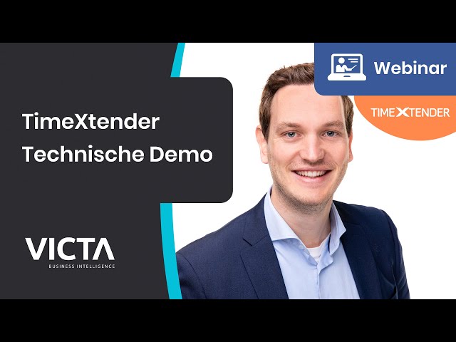 Victa Webinars - TimeXtender Technische Demo