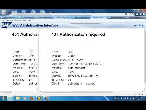 SAP AS JAVA  System monitoring SAP Basis & Netweaver