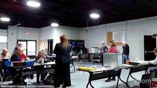 Washington County Election Commission's Zoom Meeting