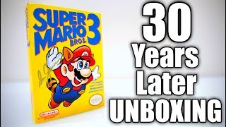UNBOXING Super Mario Bros 3 for NES 30 YEARS LATER - YouTube