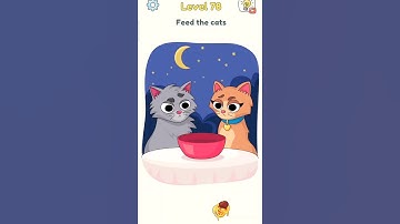 DOP 3 Gameplay Level 78 feed the cats #shorts #gaming