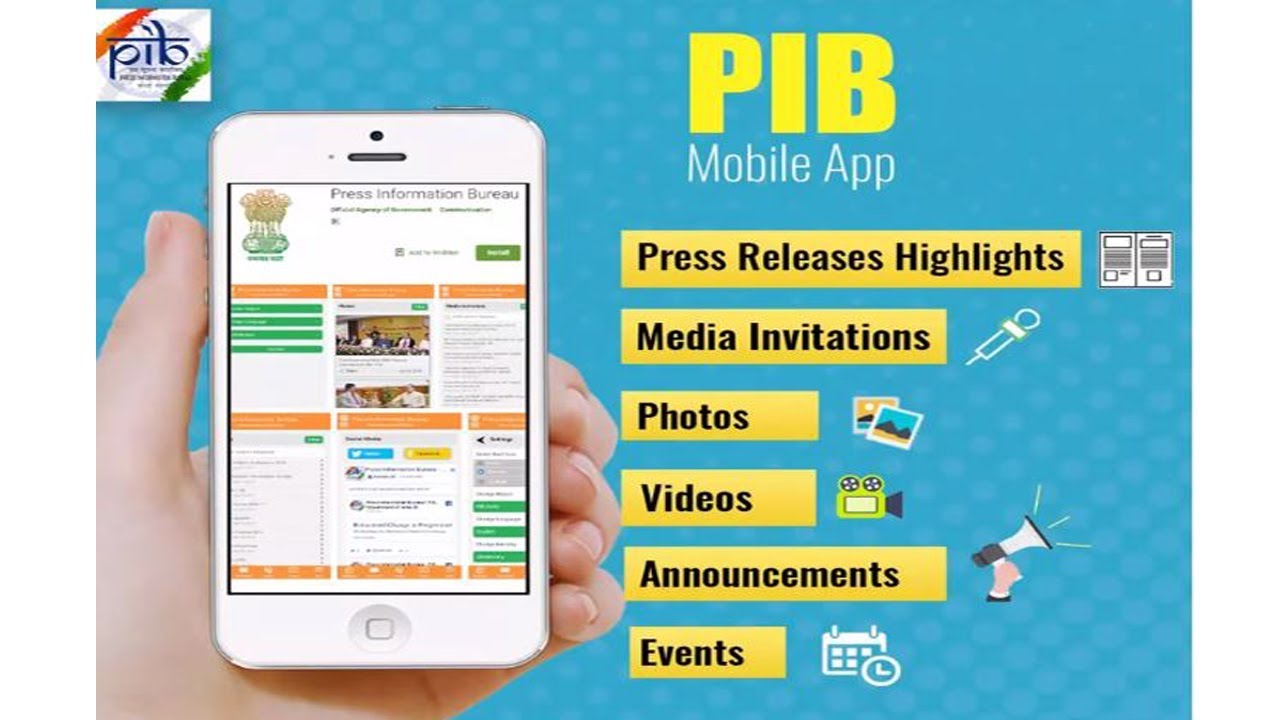 Pib India Mobile App Youtube
