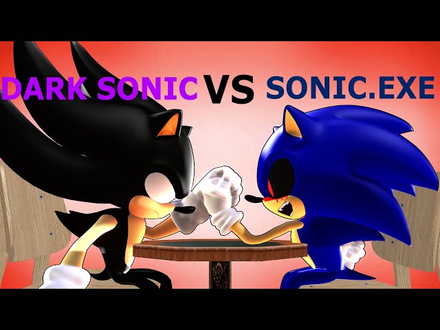 Dark Sonic vs Sonic.EXE: 3D Animation! (Sonic The Hedgehog Movie