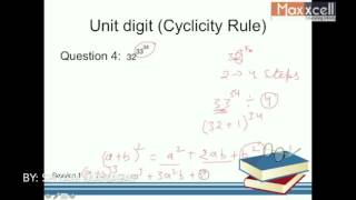 Unit digit: Cyclicity Rule Example