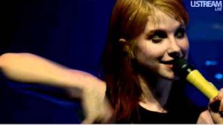 Hayley Speaks -Paramore Concert 7th september 2011