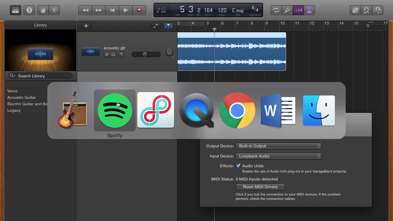 how to get beats from youtube to garageband