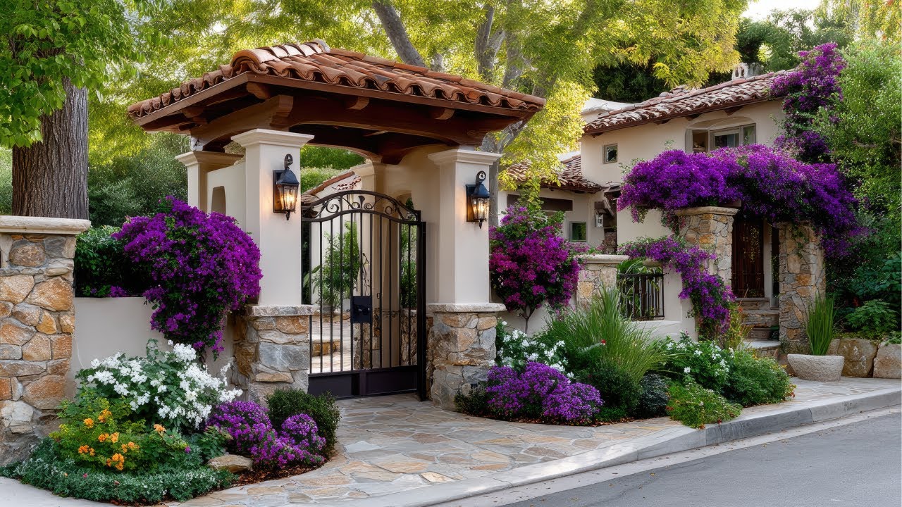 Luxury Entryways for Small Front Yards | Beautiful Garden Gates & Archway Designs