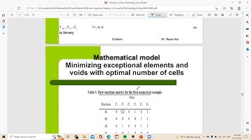 Chapter 6 | Group Technology and Facility layout -- Part 3